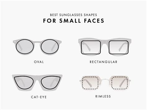 rectangular sunglasses for small face